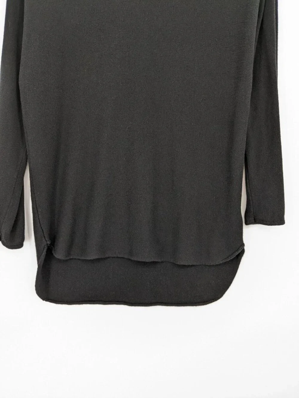 Michael Michael Kors Knit Tunic Top Gold Zipper Minimalist Designer‎ Luxe Large